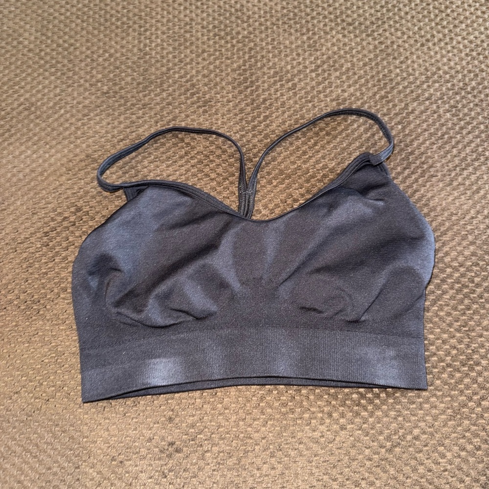 Gymshark Charcoal Sports Bra